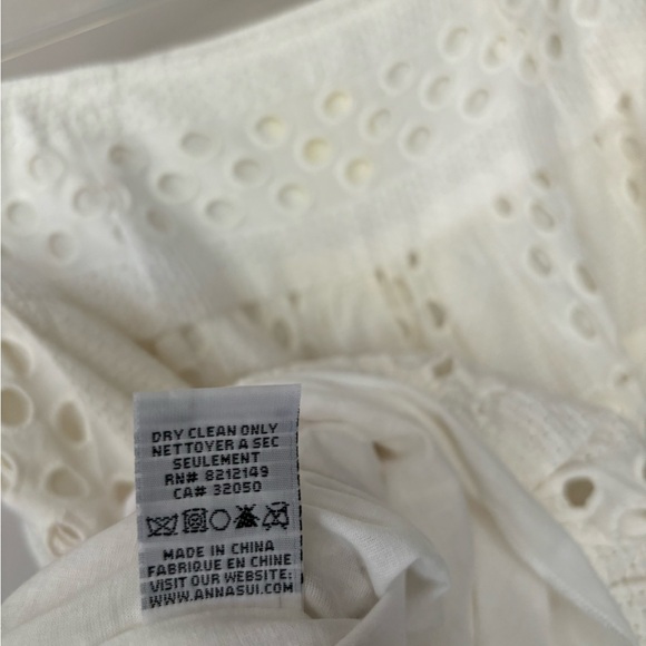 Anthropologie Anna Sui Eyelet Lace Skirt, Size XS - Picture 8 of 8